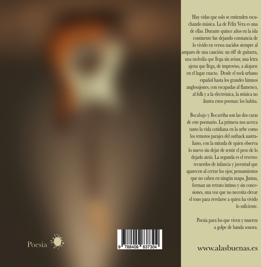Contracubierta de Bocanadas, de Félix Vera
